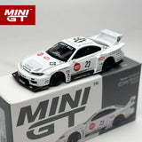 MINIGT 1:64 Nissan LB-ER34 Super Silhouette S15 SILVIA ATHLETE/COLLET MGT Legierungsauto-Modell 1054 1059
