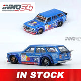 INNO 1:64 MAD MIKE 1976 RX3 Station Wagon D1GP 2024 Modellauto aus Legierung Dekoration