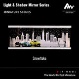 1/64 Diorama Car Garage Model LED Lighting Car Parking Lot Showroom Scene Display Model Gift Toys