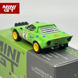 MINIGT 1:64 Lancia Stratos HF#4 Rallye-Meister Spanien 1979 MGT Leichtmetallmodell 1050