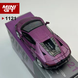 MINIGT 1:64 Lamborghini Revuelto Viola 30th Mattes Lila Automodell aus Legierung 1121