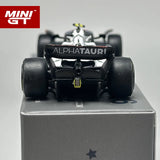 MINIGT 1:64 AlphaTauri AT04 #22 #21 Yuki Tsunoda Nyck de Vries 2023 F1 2023 Großer Preis von Australien Legierungsautomodell 726 727