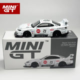 MINIGT 1:64 Nissan LB-ER34 Super Silhouette S15 SILVIA ATHLETE/COLLET MGT Legierungsauto-Modell 1054 1059