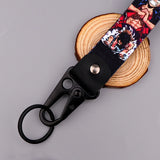 Anime Eye Eagle Beak Keychain Cartoon Character Wrist Lanyard Car Keyring Fashion Bag Accessory Manga Lover Collectible Gift