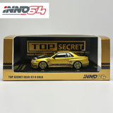 INNO 1:64 TOP SECRET GTR R34 Goldlegierung Automodell