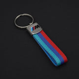 M Sport Styling Leather Car Emblem Keyring Key Chain for Bmw M 2 3 4 5 7 Series Performance G30 G32 X1 X3 X5 X6 X4 E61 E60 E31