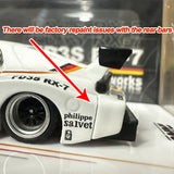 INNO 1:64 RX7 (FD3S) LB-SUPER SILHOUETTE Schwarz-Weiß Automodell-Sammlungsdekor