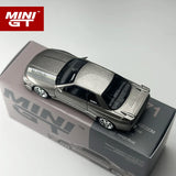 MINIGT 1:64 Nissan Skyline GTR R32 Veilside Combat C-I Veilside Combat Grey Legierungsauto Modell 971