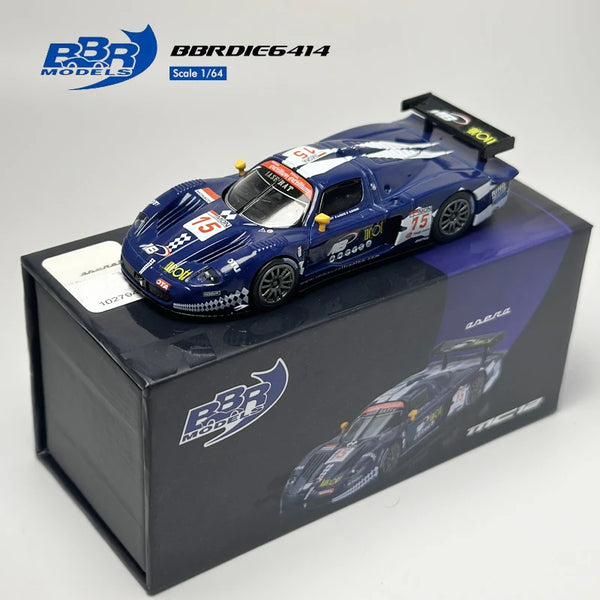 BBR 1:64 MC12 Competizione blue #15 Racing alloy car model