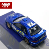 MINIGT 1:64 Subaru Impreza WRC99 1999 Rally Australia Sieger #5 Australien exklusives Modellauto aus Metall in Blau 986