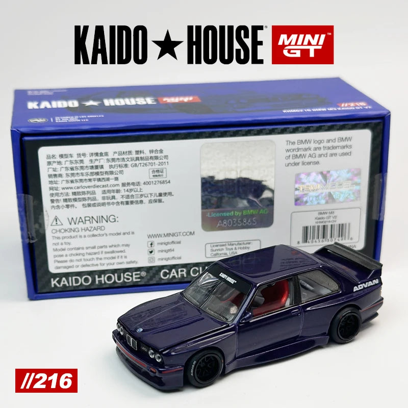 Kaido House MINIGT BMW M3 Kaido GT V2 KHMG Alloy Car Model 216 Chase