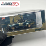 INNO 1:64 SKYLINE 2000 GTR KPGC110 Grün Legierungsauto-Modell