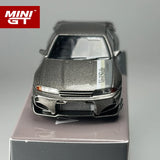 MINIGT 1:64 Nissan Skyline GTR R32 Veilside Combat C-I Veilside Combat Grey Legierungsauto Modell 971