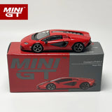 MINIGT 1:64 Countach LPI 800-4 Rosso Mars Red Legierungsautomodell 720