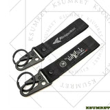 For Yamaha Motorcycle keychain short strip embroidery woven label motorcycle trend pendant car LOGO hat clothing label