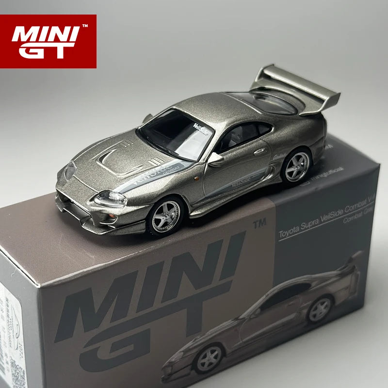 MINIGT 1:64 Toyota Supra VeilSide Combat V-II Combat Grey Diecast-Automodell 978