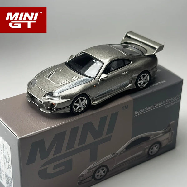 MINIGT 1:64 Toyota Supra VeilSide Combat V-II Combat Grey Diecast-Automodell 978