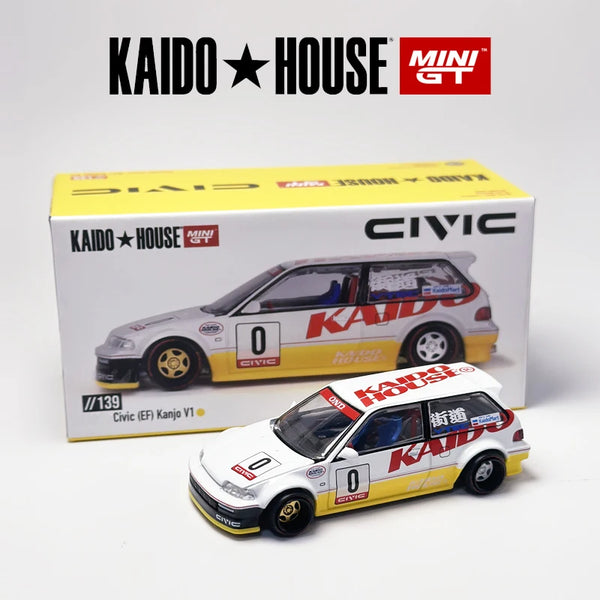 Kaido House MINIGT Civic EF Kanjo V1 KHMG modellino auto in lega 139 Chase