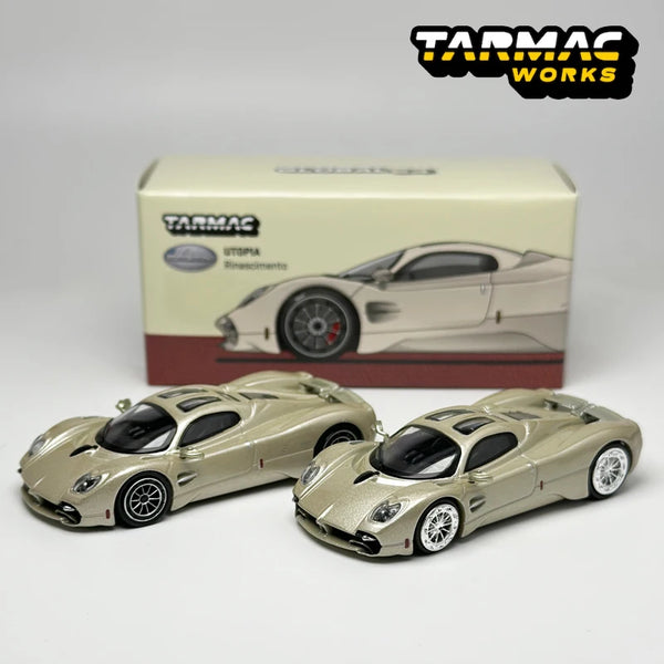 TW 1:64 Tarmac Works Pagani Utopia Rinascimento Chase Modello Auto in Lega