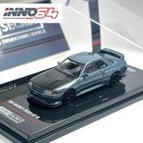 INNO 1:64 TOP SECRET R32 GTR Stealth Grey JDM alloy Automodell
