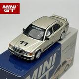 MINIGT 1:64 Mercedes-Benz 190E 2.3-16 #11 Ayrton Senna 1984 Modellauto aus Metall 1076