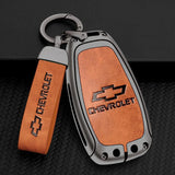 High Grade Leather Keychain With Car Logo Key Ring Accessories For Chevrolet Cruze Spark Captiva Suburban Camaro Malibu Silverad