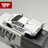MINIGT 1:64 Lamborghini Countach LB-WORKS Weiß 2024 Metallauto Modell 966